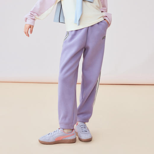 PUMA彪马官方正品 新款儿童秋冬针织长裤运动裤加绒保暖运动风 商品图2