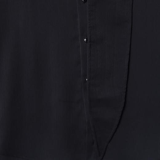 2891SDSA男士秋冬新款痞帅男装显瘦简约纯色拼接长袖衬衫百搭舒适衬衣 商品图3