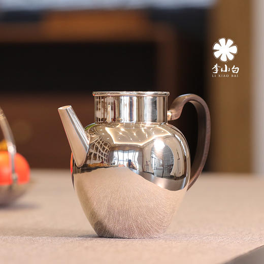 李小白纯银9999公道杯 纯手工制作 纯银公杯 炮口公道杯 分茶公道杯 商品图1