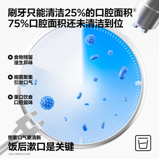 【38限时价】参半益生菌清新漱口水 苹果派对味 红/绿款350ml 商品图1
