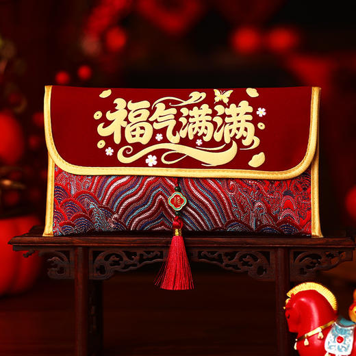 【国潮印刷红包❗高端款式出手有面】2026新款马年利是封包大吉大利喜庆布艺红包春节创意大容量拜年包。rf 商品图7