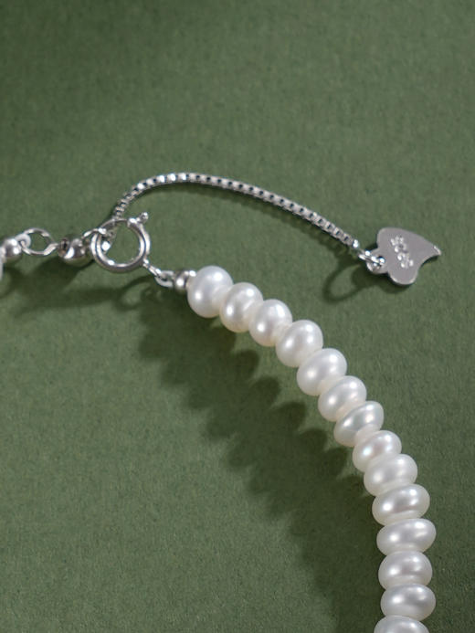 子佩集【白露凝珠】银S925珍珠惜王妃手链【SPB0450003】2.5*4mm珠2601 商品图7