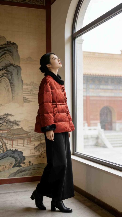 543379新中式国风鹅绒服 商品图4