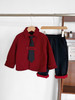 【舒适柔软亲肤❗️经典时尚百搭】2026马年新年春节冬季新款童装儿童新年款个性红色衬衫男童帅气加绒上衣。jc 商品缩略图4
