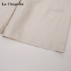 天猫同步【亚麻+莱赛尔】拉夏贝尔/La Chapelle单扣宽裤袢短裤都市通勤休闲短裤高腰直筒显瘦5分裤 商品缩略图4