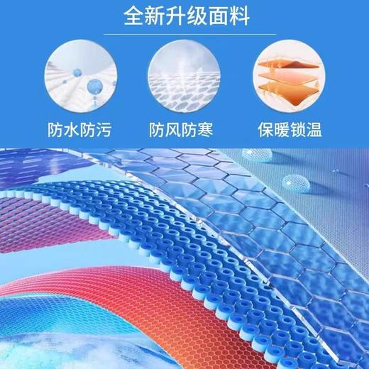 芬姿纯冲锋衣三合一中学冬季摇粒绒内胆防水防寒防油污校服外套 商品图3