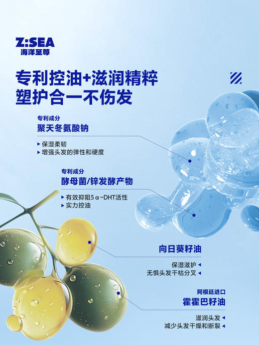【气质型男】Z:SEA海洋至尊控油蓬松发泥50g 商品图3