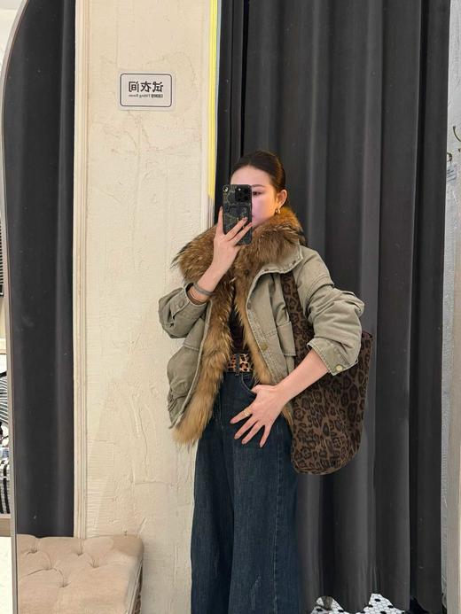 【门店同款】ENJOY冬季“游牧漫寻”绒绒暖茶派克服 167450206 商品图1