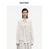 SELFWHO天丝醋酯混纺米白色马甲女2026春新款圆领宽松多口袋马夹 商品缩略图0