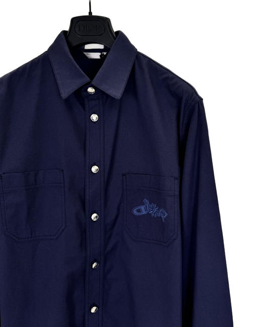 男款联名款logo刺绣衬衫la010 商品图2