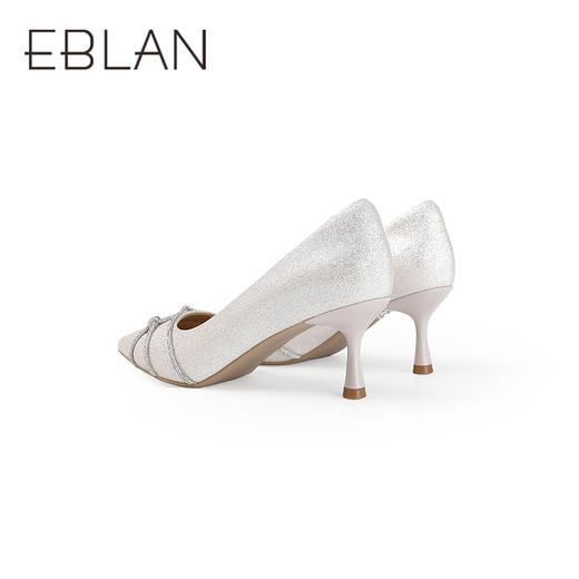 【上新】伊伴2026春季优雅尖头细高跟鞋气场大女主风时装单鞋B26164209 商品图3