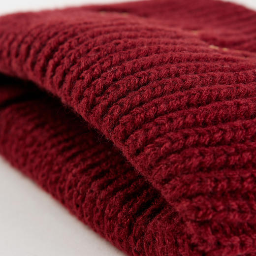 NPC潮牌马上有财元宝图案针织帽新年限定刺绣毛线帽保暖NP5CHT08 商品图2