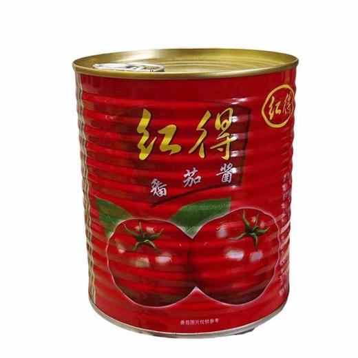 【ZCWJ】  红得  番茄酱  3kg  调味品  炒菜  家用  商用  餐饮店  无添加 商品图1