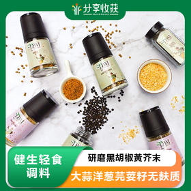 Dewi研磨黑胡椒黃芥末大蒜洋葱芫荽籽无麸质健生轻食调料