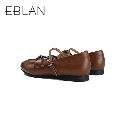 【上新】伊伴2026春季新潮玛丽珍乐福鞋、休闲复古羊皮小皮鞋B26159655 商品图3