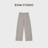 ROMI STUDIO“简约利落”100%羊毛舒适阔腿高腰毛呢长裤RWCAXU6878 商品缩略图1