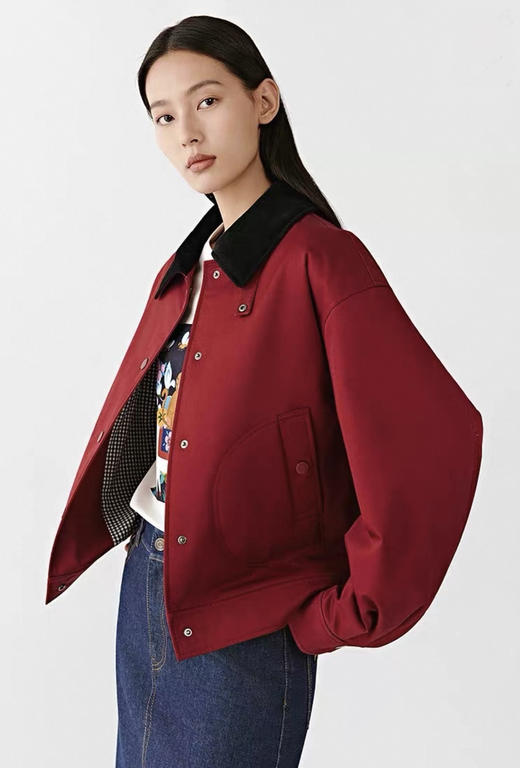 小禾同款“马上蜂猴”新年红运纯棉服夹克 商品图7