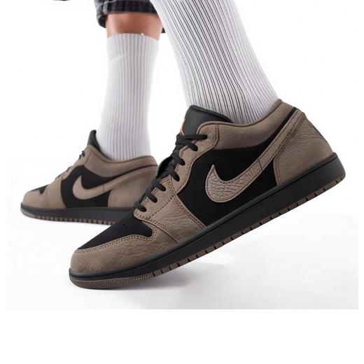 【春上新】【88折】7楼耐克360  女子AJ1摩卡棕黑低帮板鞋复古篮球鞋IB7111-005吊牌价699现价615 商品图0