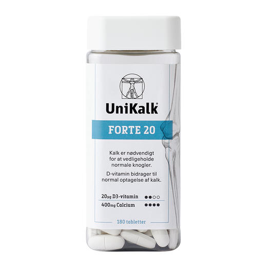 [极速送达-FX]Unikalk佑咔克成人特优钙片180粒. Unikalk Forte 180stk. 商品图1