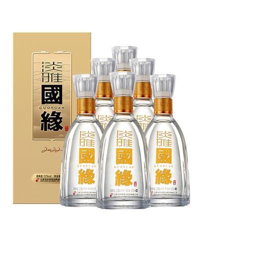 国缘白酒 淡雅整箱装 52度 商品图0