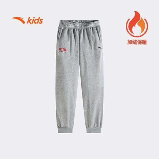 安踏儿童针织运动长裤加绒男小童防风保暖舒适休闲运动长裤352549757L 商品图5