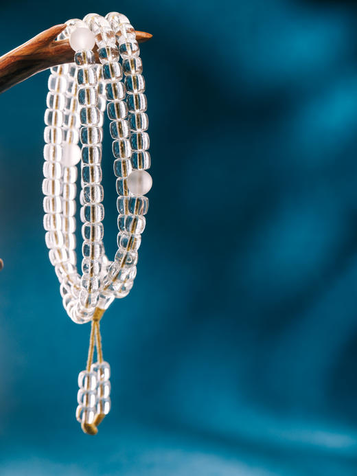 迷罗元和堂 白水晶108颗多圈手持念珠 纯净体 珠径1.0【器悟雅玩】 商品图0