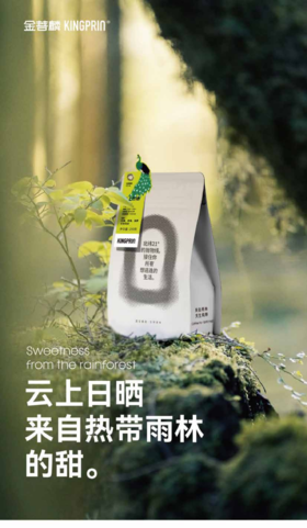 云南西双版纳特产金菩麟咖啡豆，云上日晒系列，多种规格可选