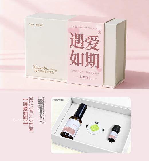 2026“情绪价值”新年礼盒！最有价值的礼物是“送Ta好状态”——“幸福愉悦”“遇爱如期”“好梦无忧”“招财进宝” 每盒精油+喷雾+扩香石3件套 商品图1