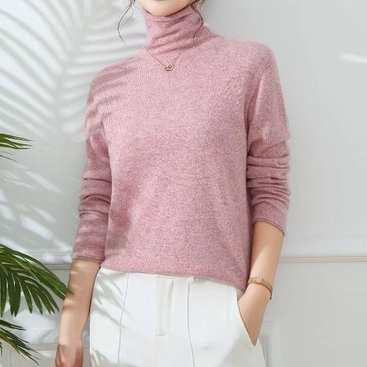 康赛妮女士羊绒打底衫 | 圆领/半高领/堆堆领、多款选择、柔软亲肤、贴身舒适、适中厚度、秋冬单穿或打底都合适 商品图12
