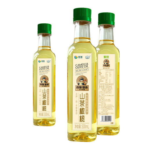 首粮/益厨 山茶橄榄油500ml精装礼盒 商品图2