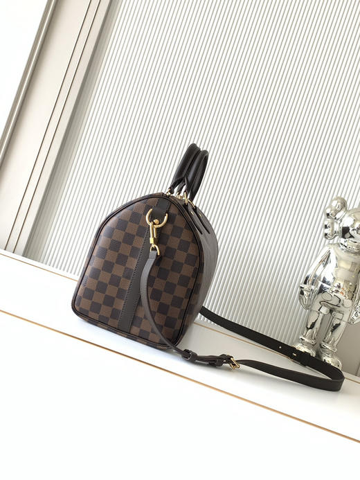 秋冬特惠💰1270 渠道级LV【全钢五金 MB163c01变码芯片】te级LV 全套包装 M40590咖啡格 本款Speedy 系列手袋 商品图1