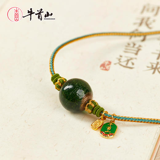 牛首山文创雪巴琉璃锁骨链中国风项链南京纪念品旅游送朋友礼物 商品图1