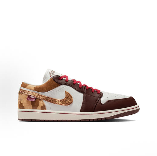 莆田大厂出品 1∶1细节还原 Jordan Air Jordan 1 Low 新春福马   国风新中式低帮AJ1复古篮球鞋 马年生肖限定 红棕配色超有节日氛围感 过年战靴必须安排上呀~ 商品图1
