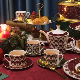 爵士年代系列骨瓷茶杯碟