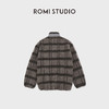 ROMI STUDIO“复古氛围”格纹羊毛针织两面穿摇粒绒外套RWCSWY7341 商品缩略图2