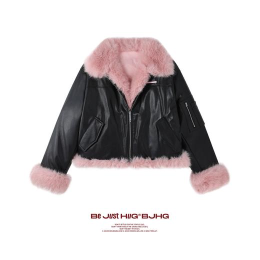 BJHG不计后果毛领羽绒服女冬季新款90绒潮牌美式复古休闲防寒外套 商品图0