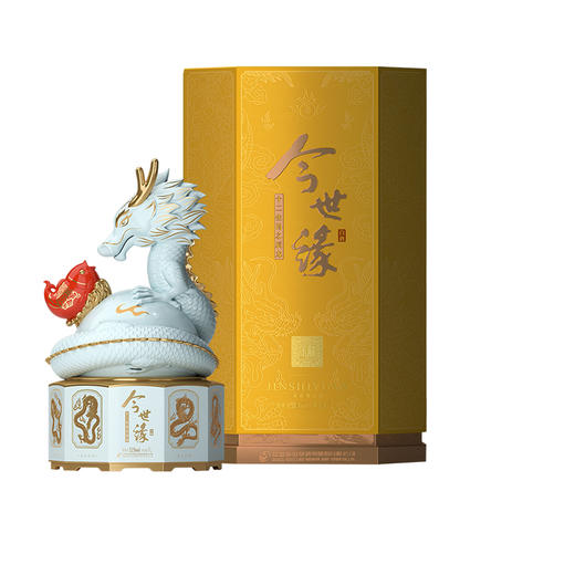 【酒厂直营】今世缘生肖酒52度辰龙52度1L装 商品图0