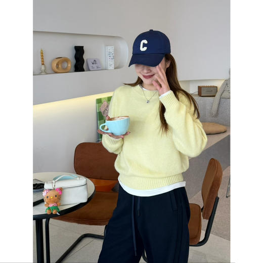 2601115    ch** 26春 “马卡龙”圆领针织衫 商品图11