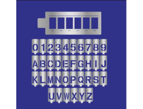 【HT】	数字喷字模版	金属，镂空	套