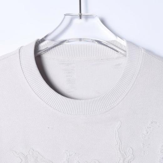 9546SDSA男士秋冬新款痞帅男装潮流设计师刺绣字母圆领卫衣百搭宽松 商品图2