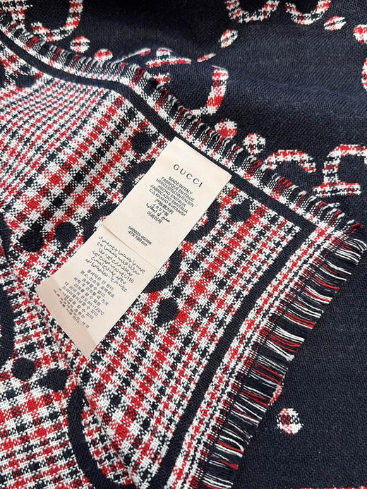 秋冬特惠💰260 古驰围巾 经典GG图案 商品图5