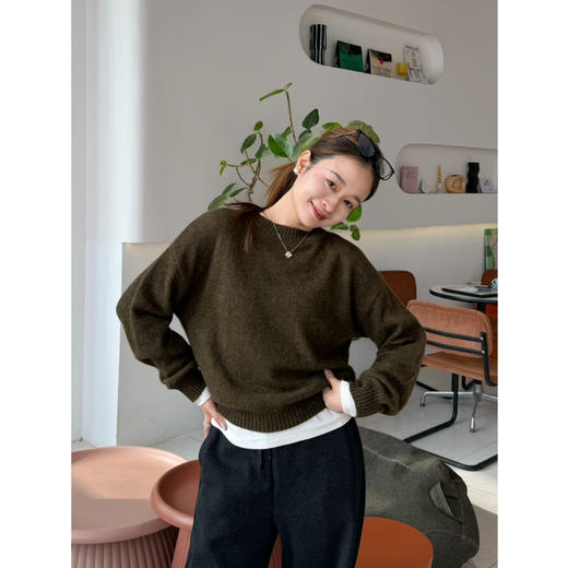 2601115    ch** 26春 “马卡龙”圆领针织衫 商品图13