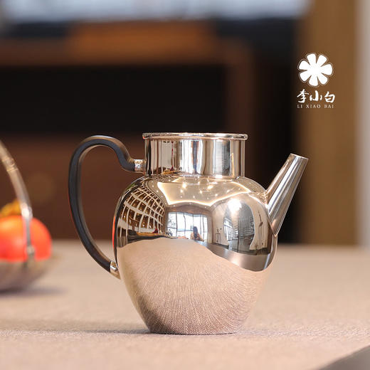 李小白纯银9999公道杯 纯手工制作 纯银公杯 炮口公道杯 分茶公道杯 商品图3