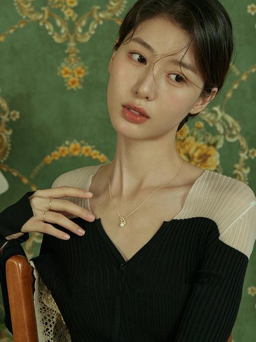 Oflye潮流饰品  S925银淡水珍珠小马项链女新款本命年生肖马吊坠锁骨链高级感配饰 商品图2