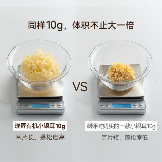 璞匠有机银耳干货正品官方旗舰店福建古田小银耳雪耳丑耳糯白木耳 商品图3