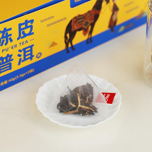 茶马古道·陈皮普洱熟茶（42克） 商品图3