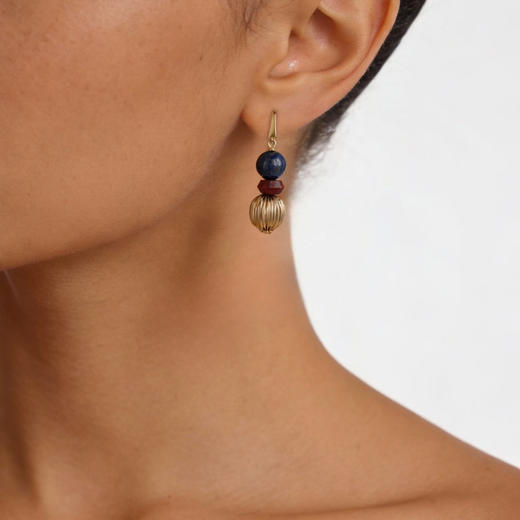 BM大英博物馆限量联名系列 | 青金祈愿耳环 商品图1