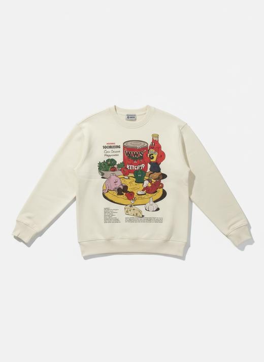 佐丹奴男装25年新款时尚印花抓绒卫衣01095612 商品图2