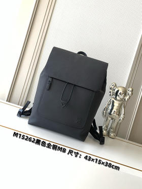 秋冬特惠💰1600 渠道级LV【全钢五金 原厂皮MB163c01变码芯片】te级LV 全套包装 M15262黑色 Fastline 大号双肩包