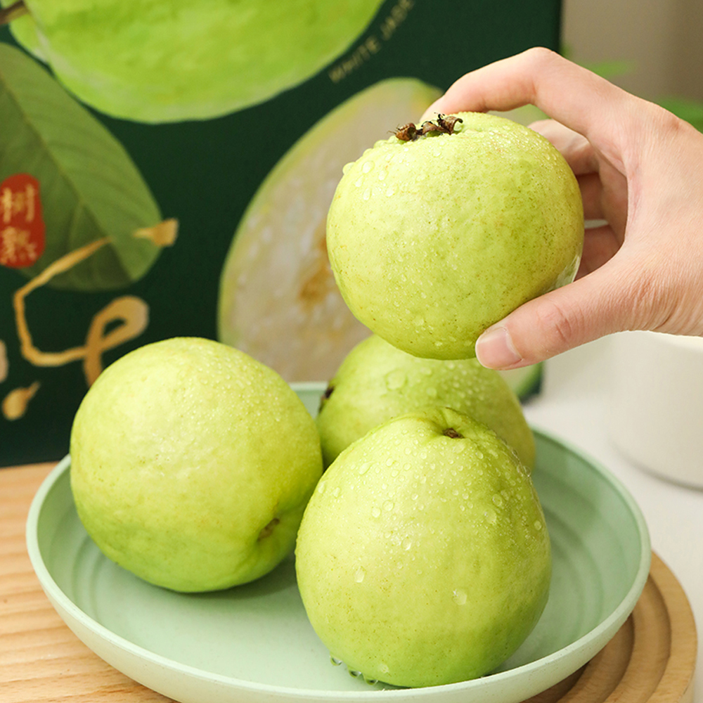 台湾软心白玉芭乐  4斤礼盒装